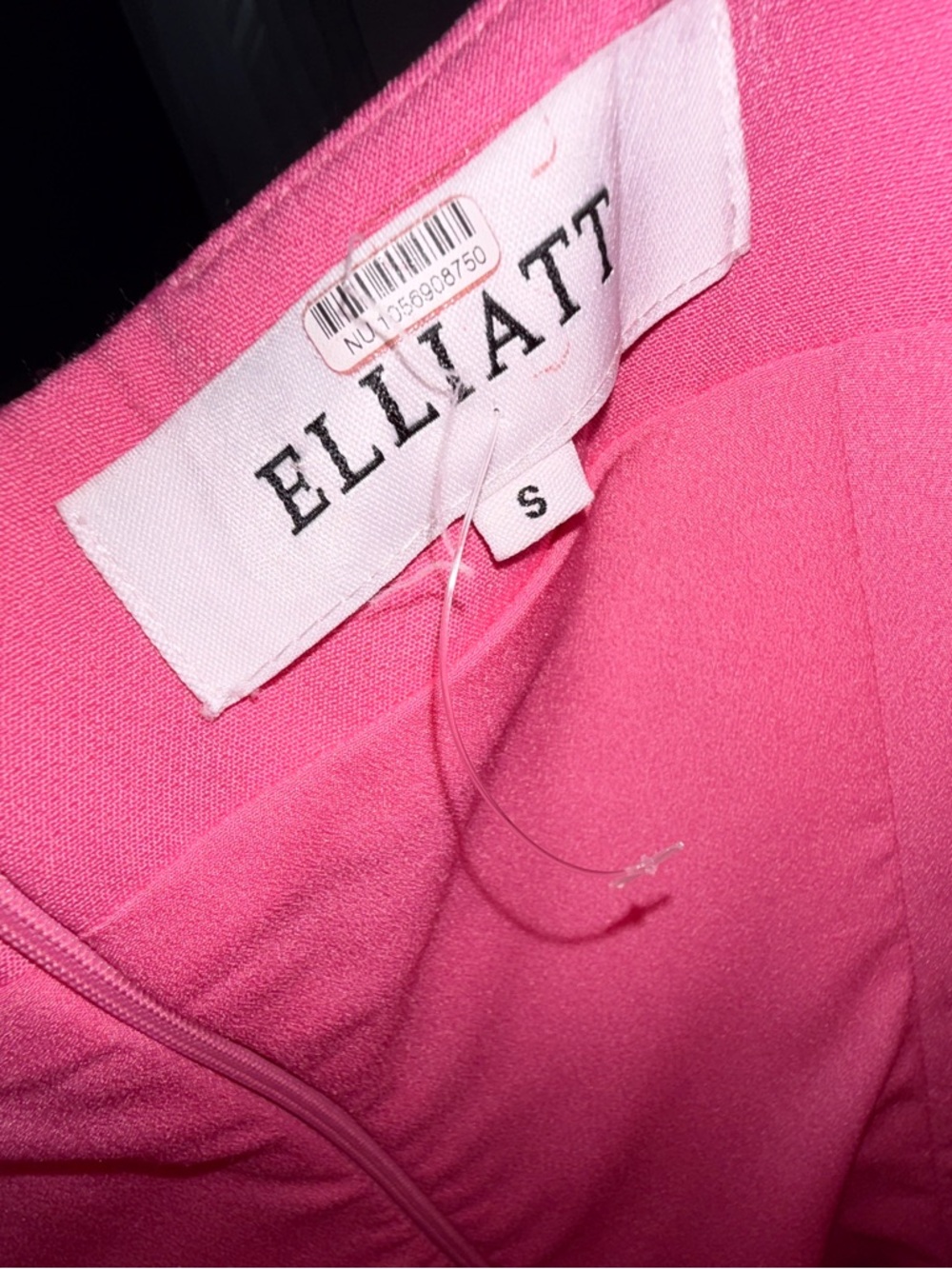 Elliatt Pink Floral Appliqué Mini Dress - Picture 6 of 7